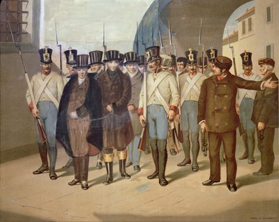 The Arrest of the Carbonari by Italian School